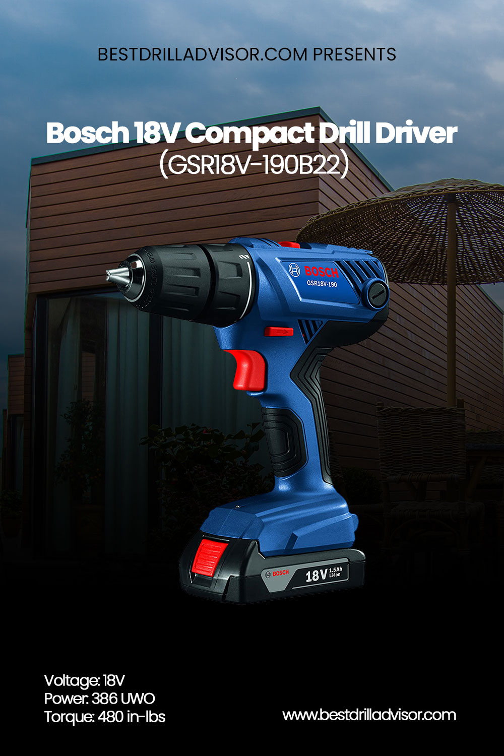 Bosch Professional(ボッシュ) 18Vコードレスドライバードリル(本体